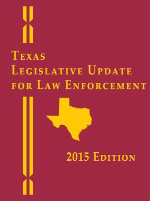 cover image of Texas Legislative Update for Law Enforcement
